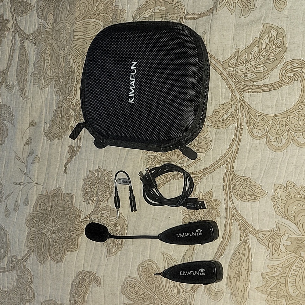 Kimafun fitness wireless microphone